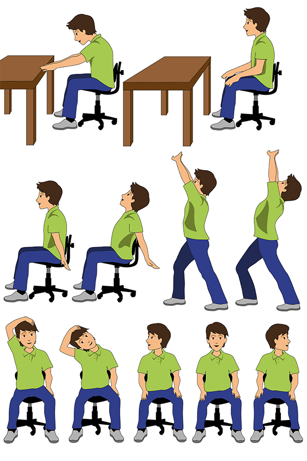 Ilustracion Descansos posturales